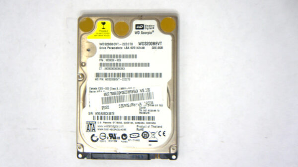 HDD laptop SATA 2.5 inch Western Digital 320GB WD3200BEVT-22ZCT0-49388