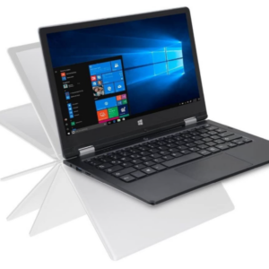 Laptop iOTA 360 de 11,6 inci, convertibil Touch HD (argintiu) - Procesor Intel Quad Core Atom Z8350 (Burst 1.92GHz), 2 GB RAM, 32 GB eMMC Storage + mSD 128 GB, Windows 10-0